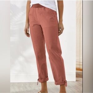 Soft Surroundings Medina Roll Up Cuff Size PXL dusty rose color soft and stretch